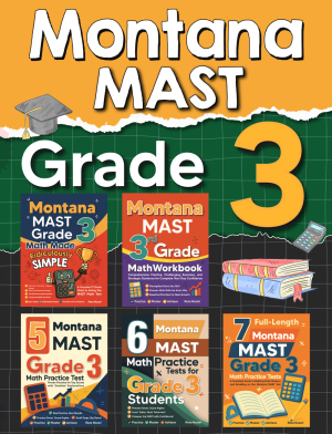 The Most Comprehensive Montana MAST Grade 3 Math Preparation Bundle cover