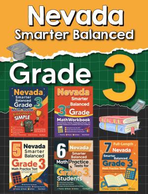 The Most Comprehensive Nevada Smarter Balanced Grade 3 Math Preparation Bundle cover