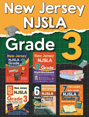 The Most Comprehensive New Jersey NJSLA Grade 3 Math Preparation Bundle cover