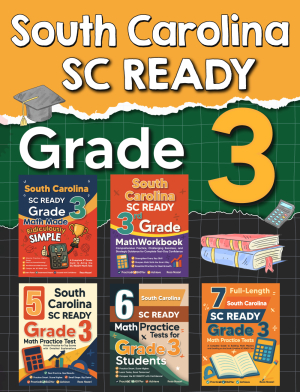 The Most Comprehensive South Carolina SC READY Grade 3 Math Preparation Bundle cover