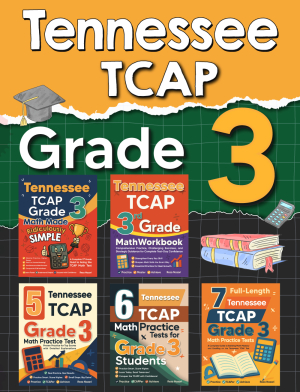 The Most Comprehensive Tennessee TCAP Grade 3 Math Preparation Bundle cover