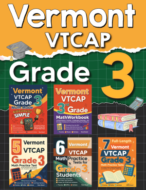 The Most Comprehensive Vermont VTCAP Grade 3 Math Preparation Bundle cover