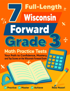 7 Wisconsin Forward Exam Grade 3 Math Practice Tests cover