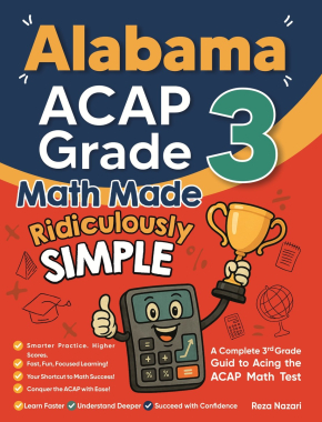 Alabama ACAP Grade 3 Math Made Ridiculously Simple