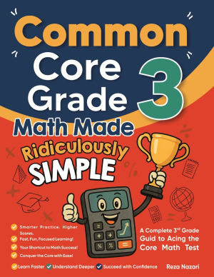 Common Core Common Core Grade 3 Math Made Ridiculously Simple cover