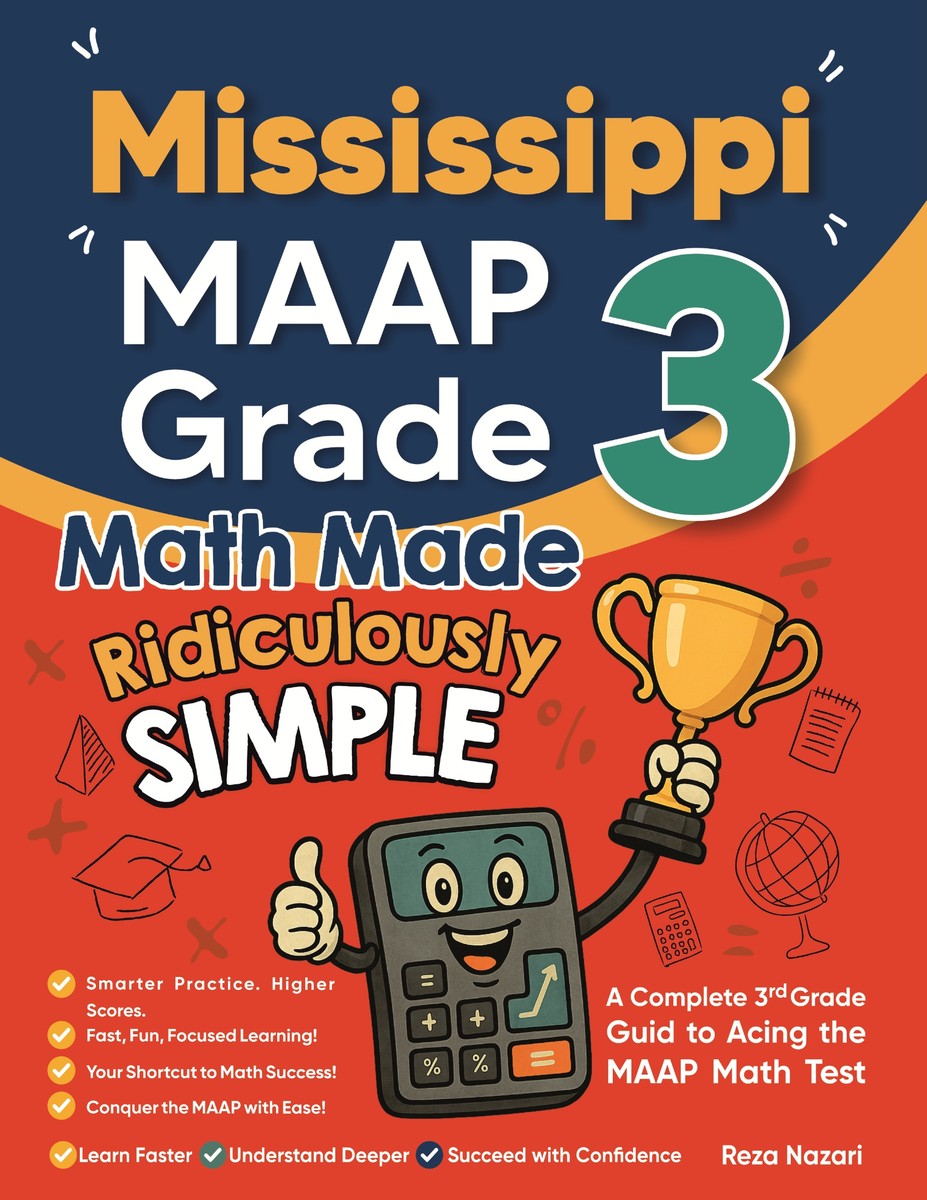 Mississippi MAAP Grade 3 Math Made Ridiculously Simple cover