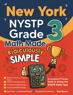 New York NYSTP Grade 3 Math Made Ridiculously Simple cover