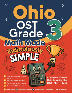 Ohio OST Grade 3 Math Made Ridiculously Simple cover
