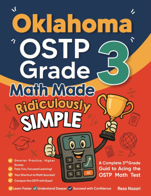 Oklahoma OSTP Grade 3 Math Made Ridiculously Simple cover