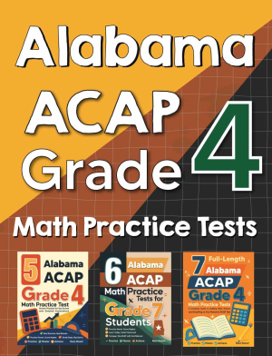 Alabama ACAP Grade 4 Math Preparation Bundle cover