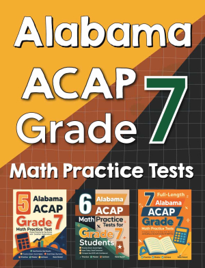 Alabama ACAP Grade 7 Math Preparation Bundle cover