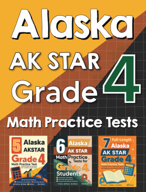Alaska AK STAR Grade 4 Math Preparation Bundle cover