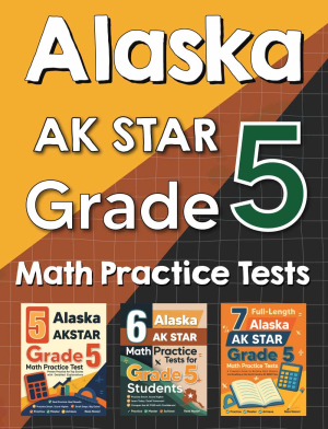 Alaska AK STAR Grade 5 Math Preparation Bundle cover