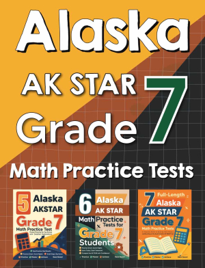 Alaska AK STAR Grade 7 Math Preparation Bundle cover