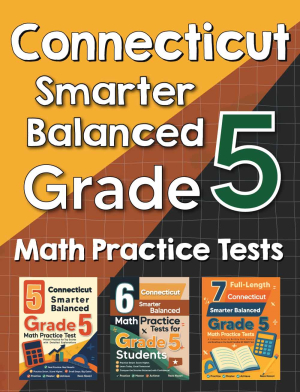 Connecticut Smarter Balanced Grade 5 Math Preparation Bundle cover