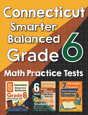 Connecticut Smarter Balanced Grade 6 Math Preparation Bundle cover