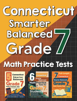 Connecticut Smarter Balanced Grade 7 Math Preparation Bundle cover
