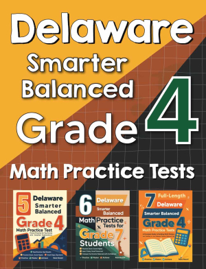Delaware Smarter Balanced Grade 4 Math Preparation Bundle cover