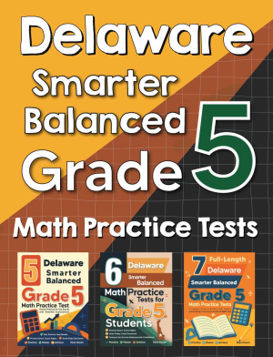 Delaware Smarter Balanced Grade 5 Math Preparation Bundle cover