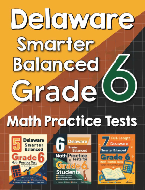 Delaware Smarter Balanced Grade 6 Math Preparation Bundle cover