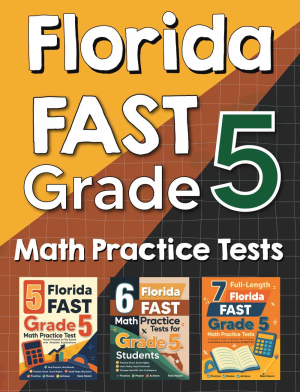 Florida FAST Grade 5 Math Preparation Bundle cover
