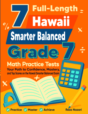 7 Hawaii Smarter Balanced Grade 7 Math Practice Tests cover