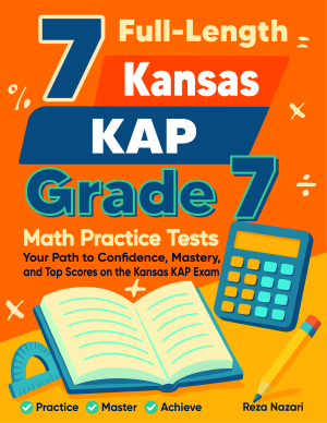 7 Kansas KAP Grade 7 Math Practice Tests cover