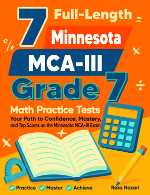 7 Minnesota MCA-III Grade 7 Math Practice Tests cover