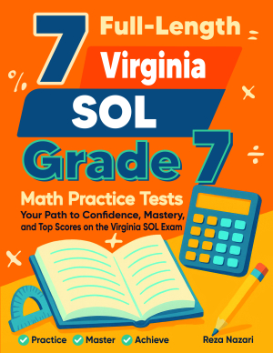 7 Virginia SOL Grade 7 Math Practice Tests cover