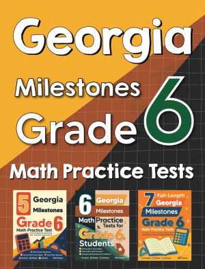 Georgia Milestones Grade 6 Math Preparation Bundle cover