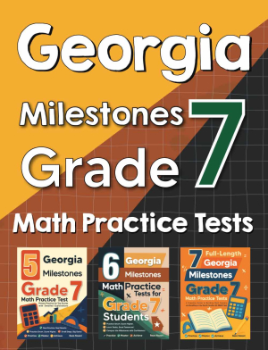 Georgia Milestones Grade 7 Math Preparation Bundle cover