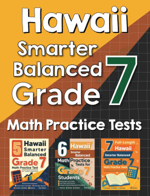 Hawaii Smarter Balanced Grade 7 Math Preparation Bundle cover