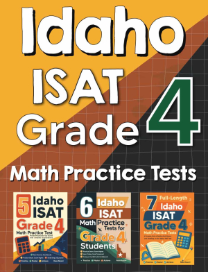 Idaho ISAT Grade 4 Math Preparation Bundle cover