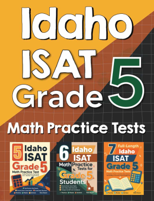 Idaho ISAT Grade 5 Math Preparation Bundle cover