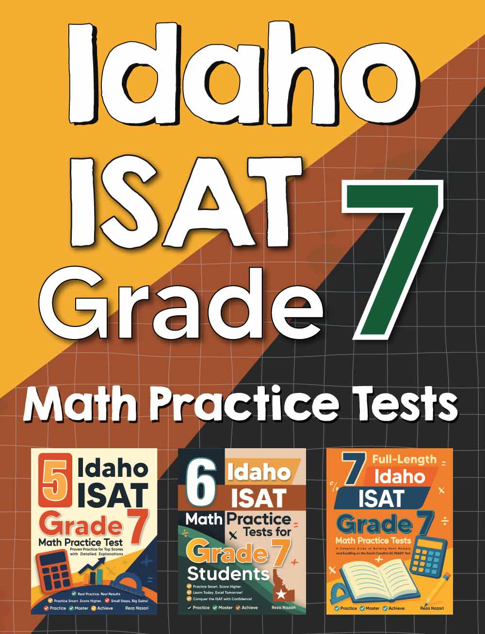 Idaho ISAT Grade 7 Math Preparation Bundle