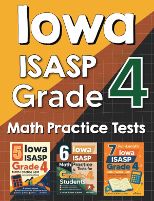 Iowa ISASP Grade 4 Math Preparation Bundle cover