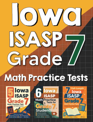Iowa ISASP Grade 7 Math Preparation Bundle cover