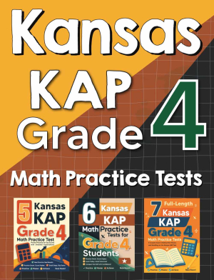 Kansas KAP Grade 4 Math Preparation Bundle cover