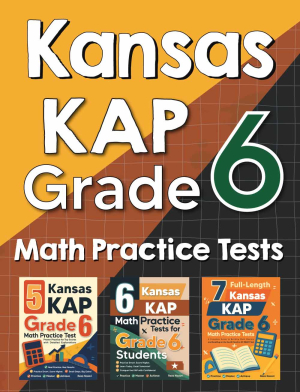 Kansas KAP Grade 6 Math Preparation Bundle cover