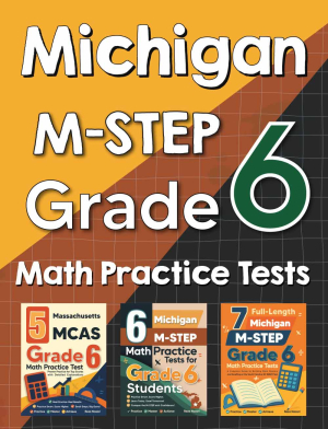 Michigan M-STEP Grade 6 Math Preparation Bundle cover