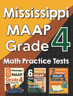 Mississippi MAAP Grade 4 Math Preparation Bundle cover