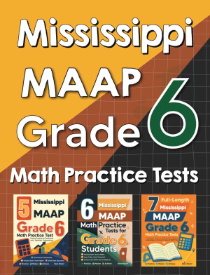 Mississippi MAAP Grade 6 Math Preparation Bundle cover