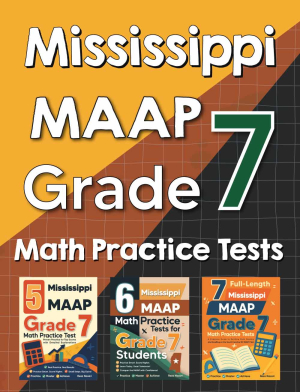 Mississippi MAAP Grade 7 Math Preparation Bundle cover