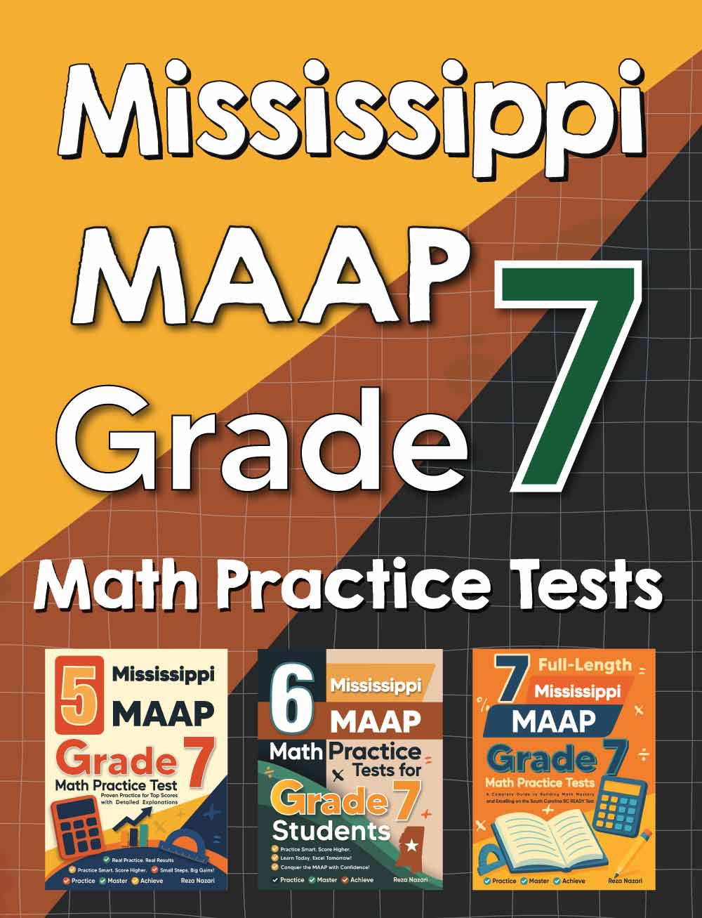Mississippi MAAP Grade 7 Math Preparation Bundle