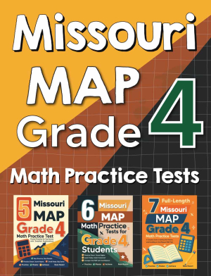 Missouri MAP Grade 4 Math Preparation Bundle cover