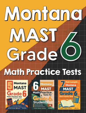 Montana MAST Grade 6 Math Preparation Bundle cover