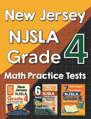 New Jersey NJSLA Grade 4 Math Preparation Bundle cover