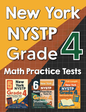 New York NYSTP Grade 4 Math Preparation Bundle cover