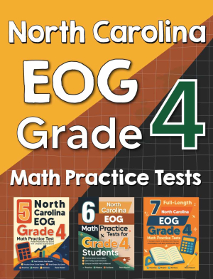 North Carolina EOG Grade 4 Math Preparation Bundle cover