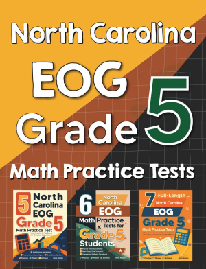 North Carolina EOG Grade 5 Math Preparation Bundle cover